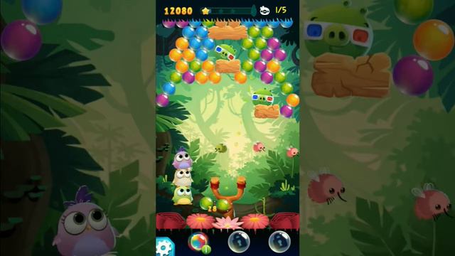 Angry Birds POP Bubble Shooter Level 14 WALKTHROUGH | 3 Stars смотреть онлайн