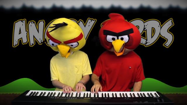 Angry Birds: Main Theme | Frank & Zach Piano Duets смотреть онлайн