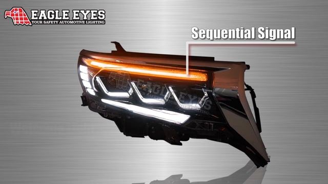 Toyota Land Cruiser Prado DRL + Seq Signal + WC Projector LED Headlamp 18-19 смотреть онлайн