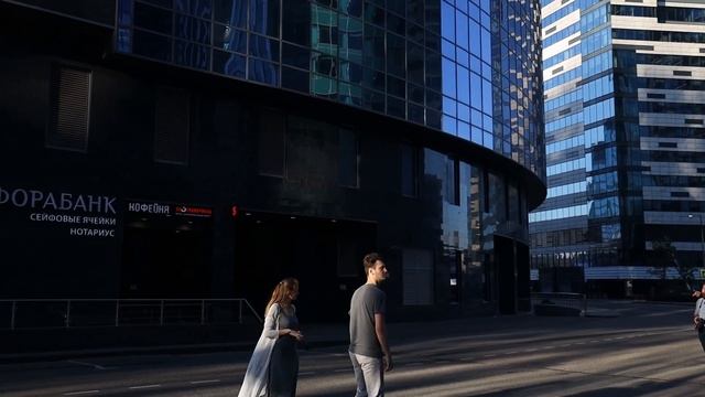 Евгения Барменкова и Данила Маслов - Парный импротанец в Москва Сити смотреть онлайн