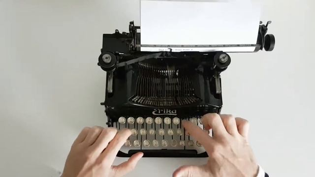 Tony's Typewriters - Erika model 3 смотреть онлайн