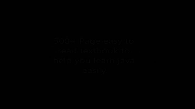Learn Java Easy [500+ Page E-Textbook] смотреть онлайн