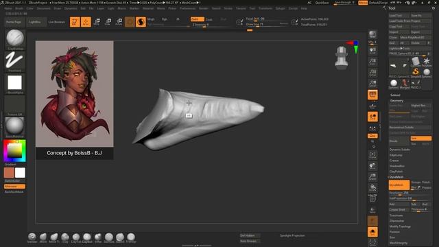 Делаю 3D эльфов и отвечаю на критику смотреть онлайн