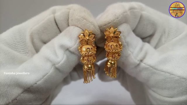 Jhumka design gold |Gold jhumka designs with weight and price 2022 смотреть онлайн