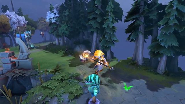 Dawnbreaker Closeup And Idle Animation | DOTA 2 NEW HERO 2021