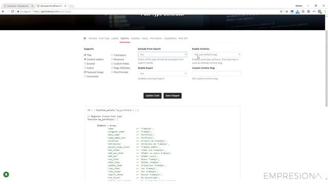 WordPress: Cómo crear un Custom Post Type sin plugin смотреть онлайн