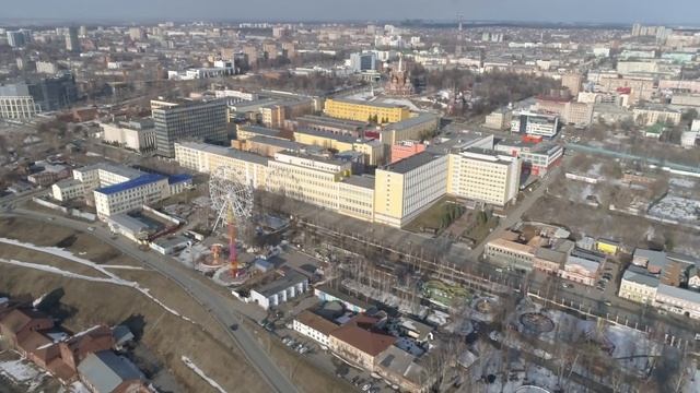 г. Ижевск, дома, высотки, парки, соборы... смотреть онлайн