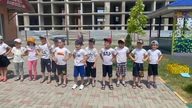 Детский сад №43 "Малик" г.Грозный - ЛОП 2022 Разминка в старшей группе Звездочки смотреть онлайн