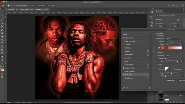 Create A RAP Cover Art | Photoshop Tutorial Speed Art | Lil Baby GFX смотреть онлайн