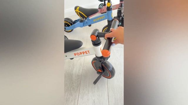 Дитячий триколісний біговел-трансформер POPPET 3 в 1 смотреть онлайн