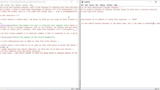Python 3.7.4 Tutorial #2: Defining & Calling A Module смотреть онлайн