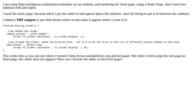Wordpress: Displaying Slider in Front Page (home) using Customizr Theme смотреть онлайн