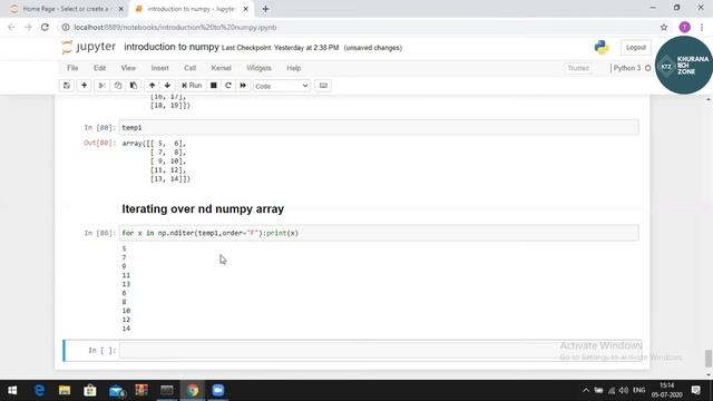 Arithmetic Operation & Broadcasting in NumPy Arrays | Structure Data Type in NumPy Arrays смотреть онлайн