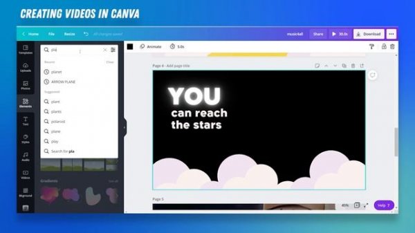 How to Create VIDEOS with Canva