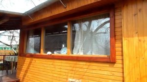 Деревянное окно со стеклопакетами своими руками
