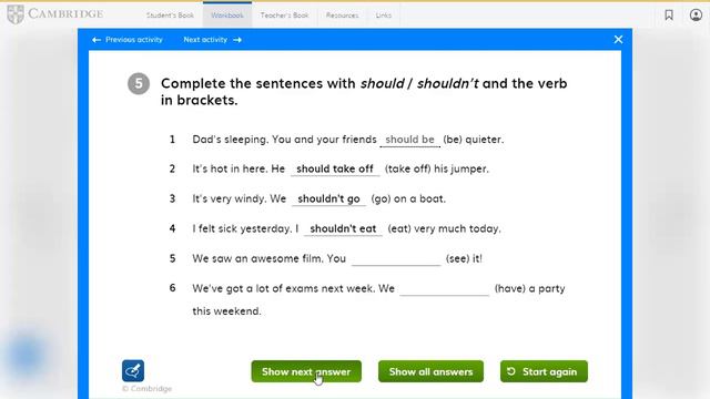 SHOULD AND SHOULDN'T смотреть онлайн