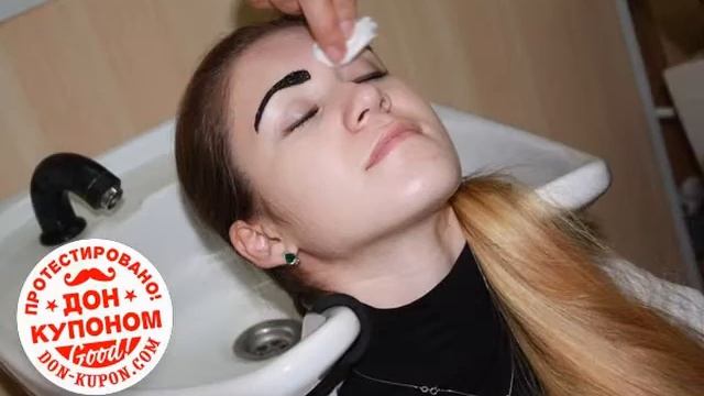 Оформление бровей нитью + покраска ресниц и бровей от Салона красоты «Стиль смотреть онлайн