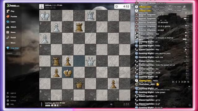 Lets Play Chess Online |Chess Live | Live Stream | #chess #chessgame #online смотреть онлайн