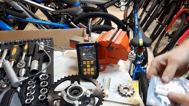 Твёрдость приводных звёзд для мопеда/мотоцикла (MotoLand, TIEMA). Ультразвуковой твердомер ТКМ-459C смотреть онлайн