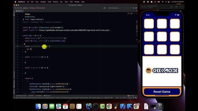 ???Build a Tic Tac Toe app with React Native | Learn React Native API | Learn React Native API 2022 смотреть онлайн