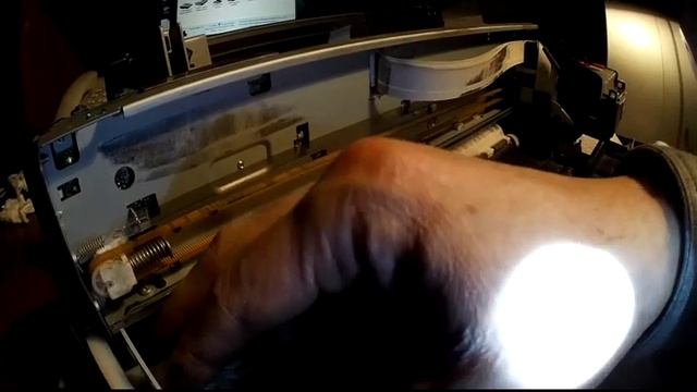 Epson Stylus T27 Замена шагового двигателя OKI EM-546