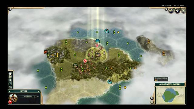 Civilization V: How-To #1: Place Your First City смотреть онлайн