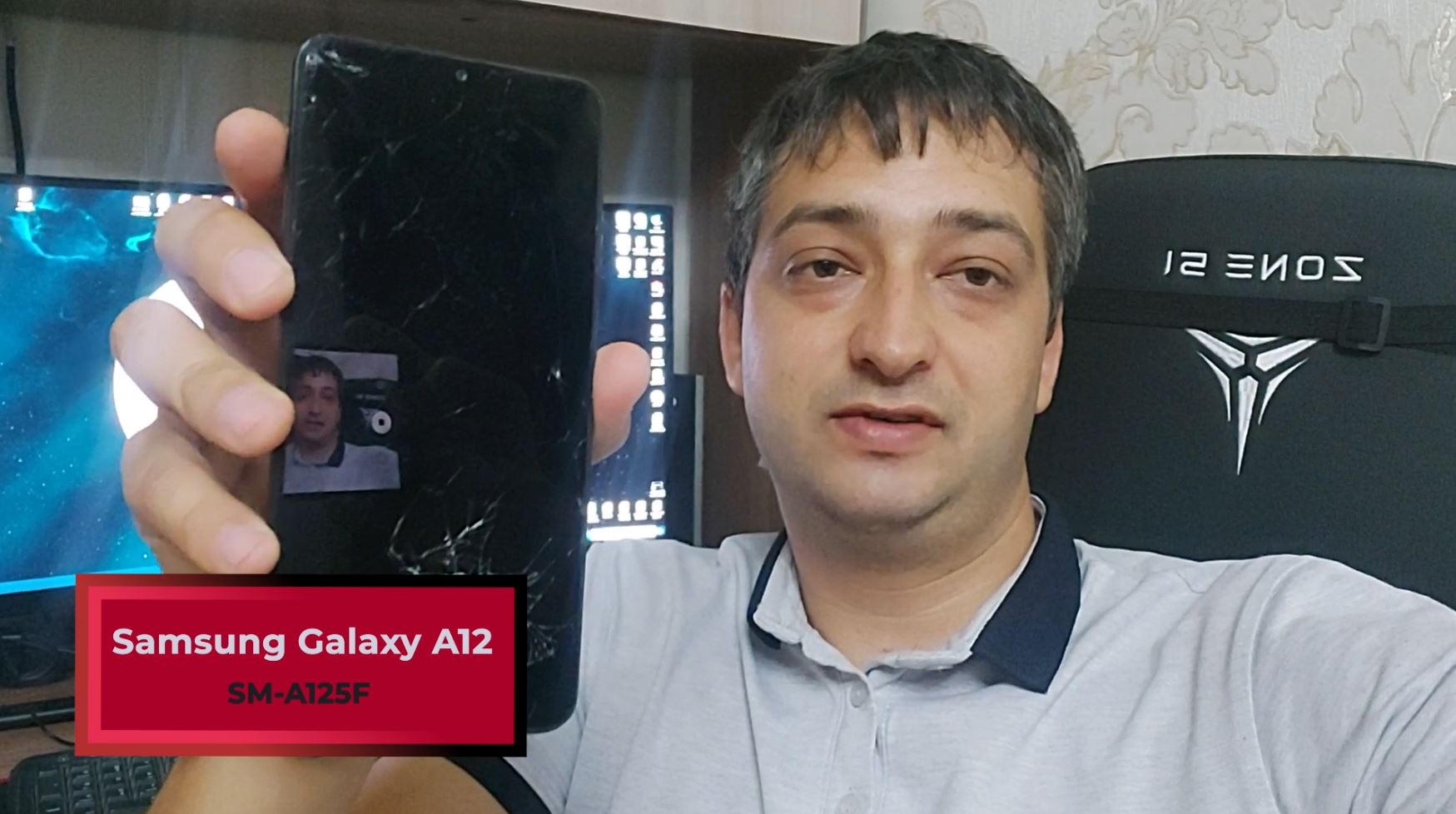 Замена дисплея на телефоне Samsung Galaxy A12 (SM-A125F) смотреть онлайн