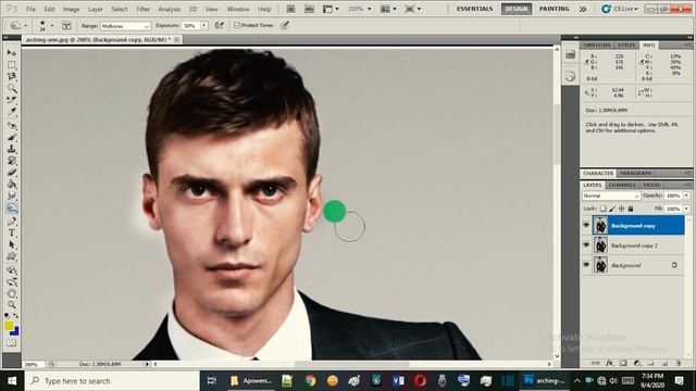 Adobe Photoshop Free Tutorials Class 12 Dodge, Burn & Sponge Tool Hindi/Urdu. Sekheye Adobe PS Free смотреть онлайн