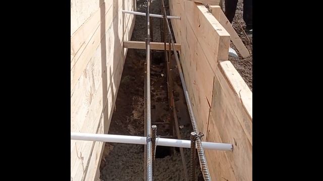 Строим фундамент под двухэтажный дом из газоблоков. смотреть онлайн