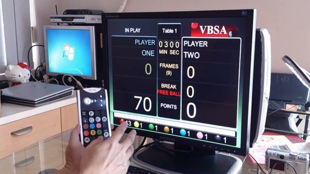 Wireless Keypad Scoring with DIY Stickers (ProScore Snooker Billiards Scoreboard Software) смотреть онлайн