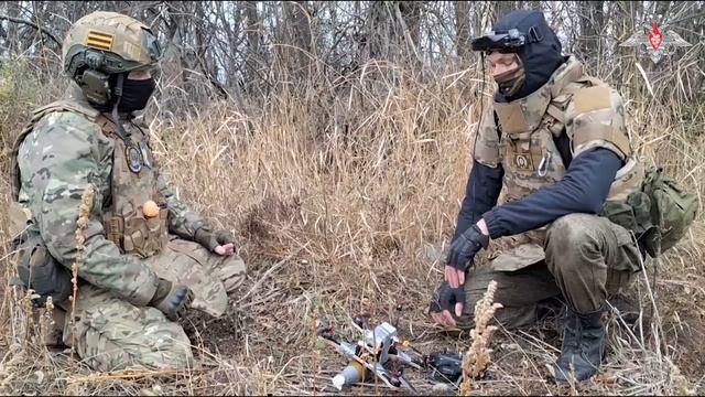 Боевое применение FPV-дронов камикадзе на Артемовском направлении
