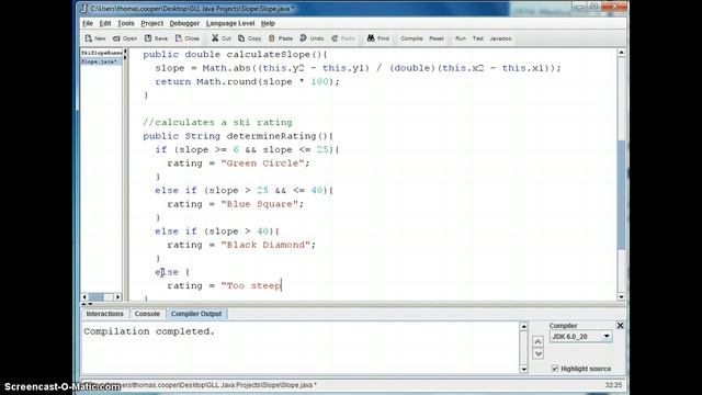 Java Ski Slope - Part 4 (Ratings Method) смотреть онлайн