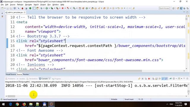 Install AdminLTE Template in Spring MVC in Spring Boot смотреть онлайн