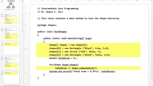 Intermediate Java Programming - Abstract Classes and Interfaces Part 1 смотреть онлайн