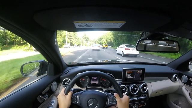 2018 Mercedes-Benz C300 4Matic POV Drive смотреть онлайн