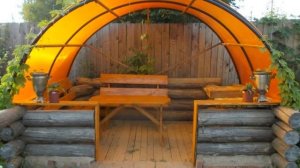 как построить потрясающюю  беседку на даче 30 идей