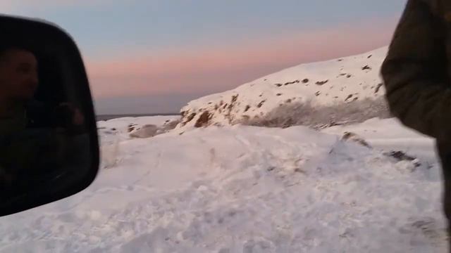 Зимняя поездка в п.Териберка, запуск ракеты смотреть онлайн