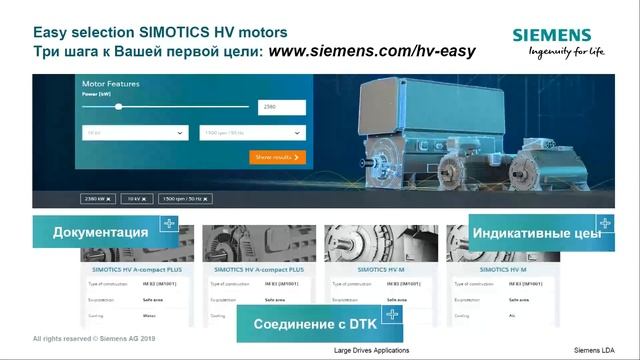 Високовольтний електропривод SIEMENS. Загальний огляд лінійок. смотреть онлайн