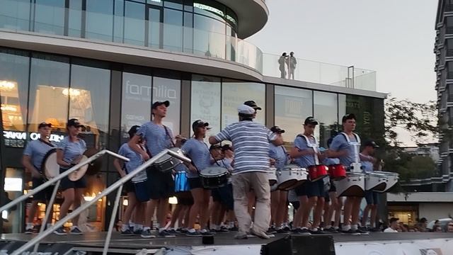 Новороссийск. Барабанщики из Санкт-Петербурга