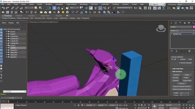 Making 3D model of a moped motorcycle (sepeda motor bebek) смотреть онлайн