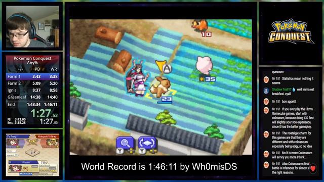 Day 1: Pokemon Conquest Any% Passwords Speedruns смотреть онлайн