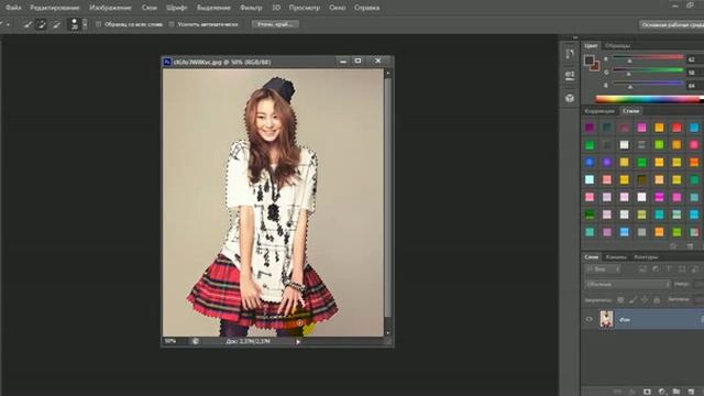 Lesson photoshop #4 вырезаем исходник смотреть онлайн