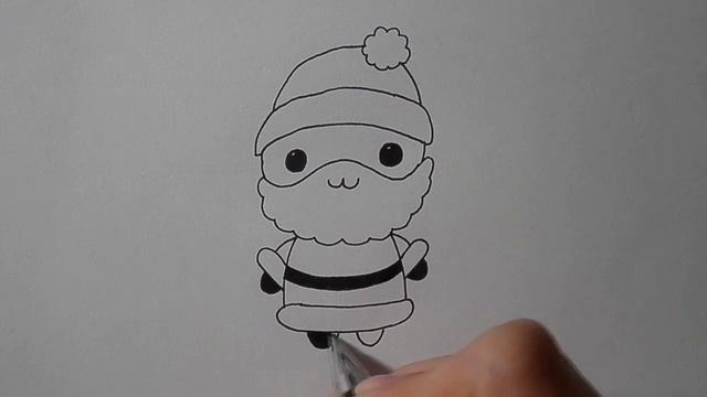 Как нарисовать САМОГО ПРОСТОГО ДЕДА МОРОЗА/351/How to draw EASY SANTA CLAUS #simpledrawings смотреть онлайн