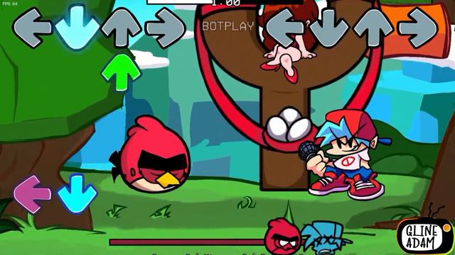 Friday Night Funkin' - Vs Red V1 (Angry Birds) смотреть онлайн