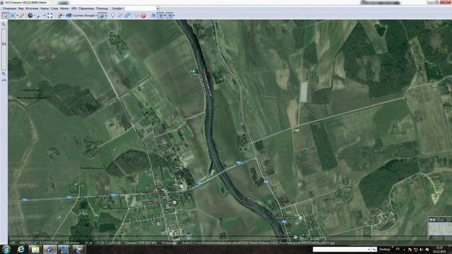 Как создать большую спутниковую карту для Oziexplorer смотреть онлайн