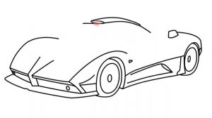 How to draw Pagani Zonda Cinque