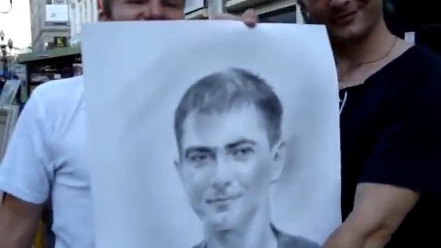 Портрет с натуры в технике "сухая кисть". Как нарисовать портрет самостоятельно. Портрет поэтапно смотреть онлайн