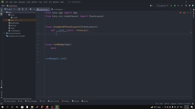 Stack layout kivy Pyton смотреть онлайн