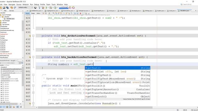 04 – Java Graphical User Interface (GUI) – Calculator Desktop App – Part03 – شرح جافا смотреть онлайн
