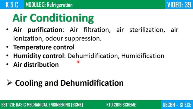 BME Video 39: Air Conditioning, Cooling & Dehumidification (Module 5) смотреть онлайн
